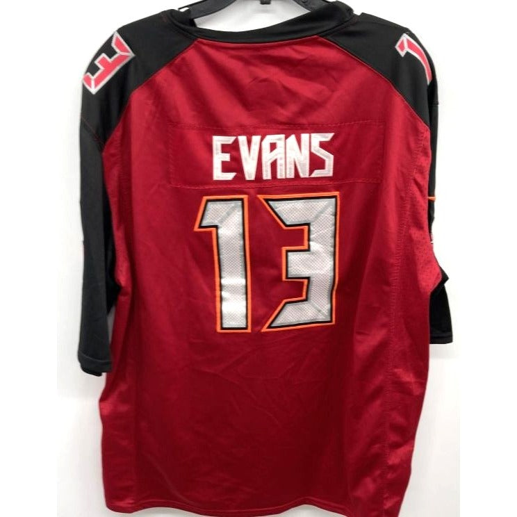 Nike Tampa Bay Buccaneers Jersey Jahri Evans #13 Red/Black XL