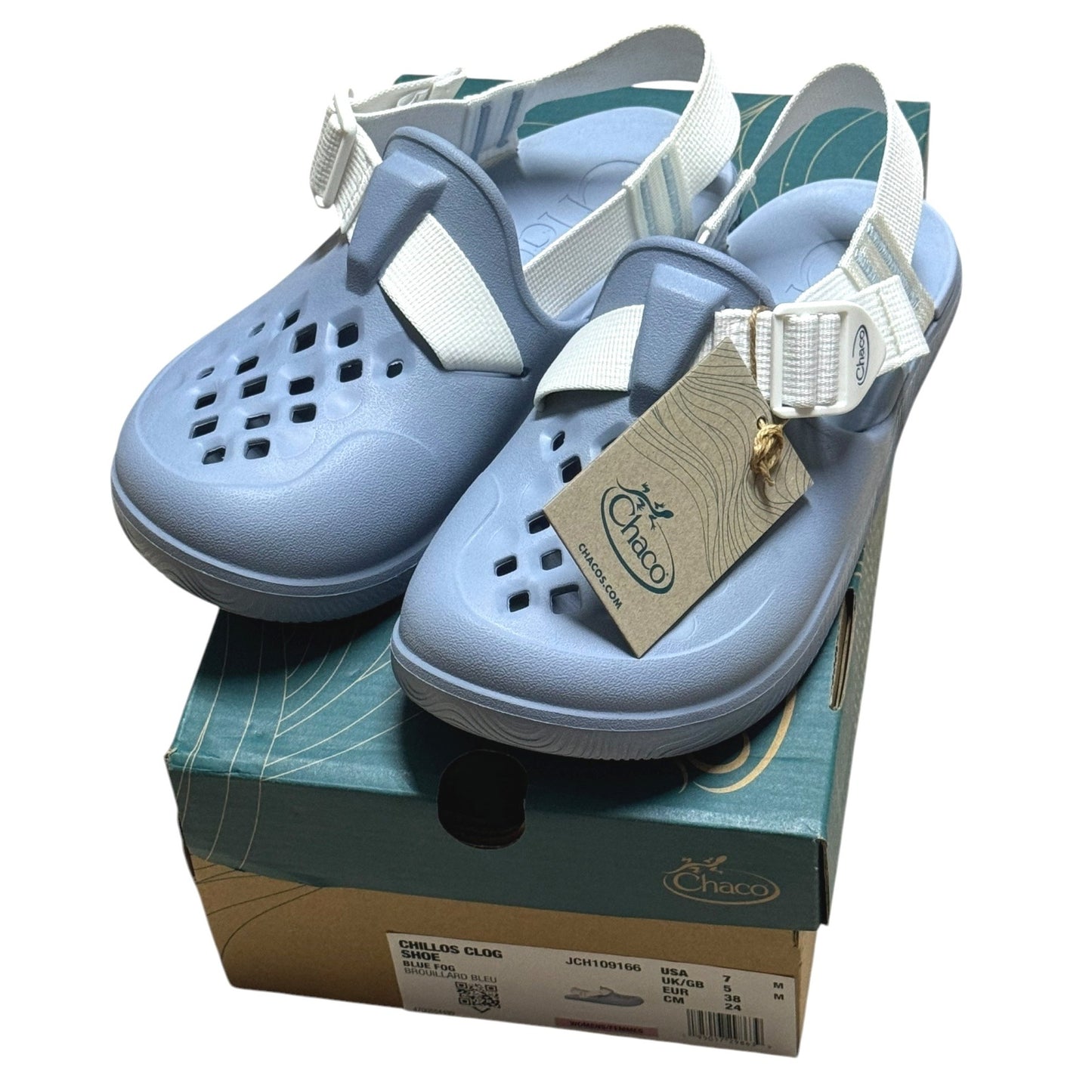 Chaco Chillos Clog (blue Fog) Women's Size 7