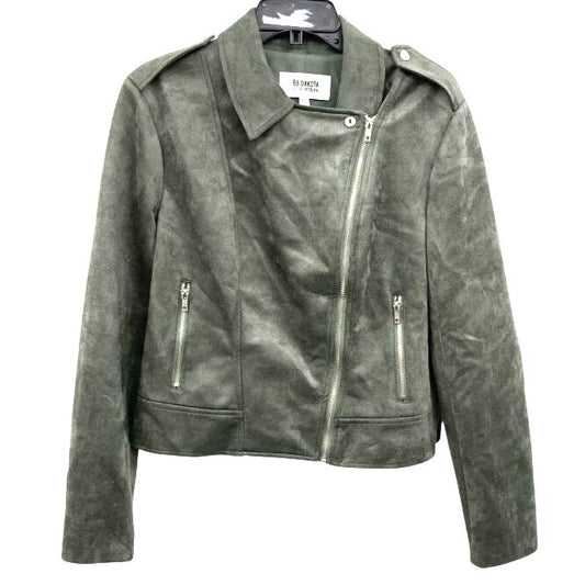 Steve Madden BB Dakota Green Faux Suede Jacket - Size XL