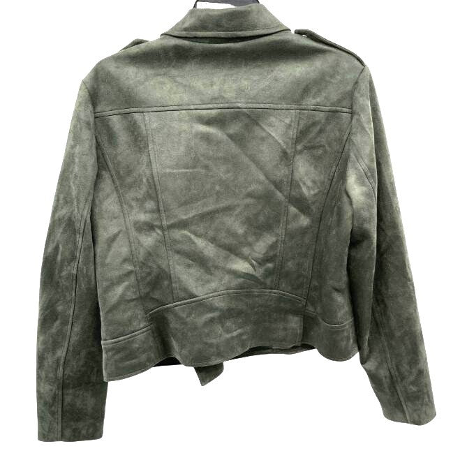Steve Madden BB Dakota Green Faux Suede Jacket - Size XL