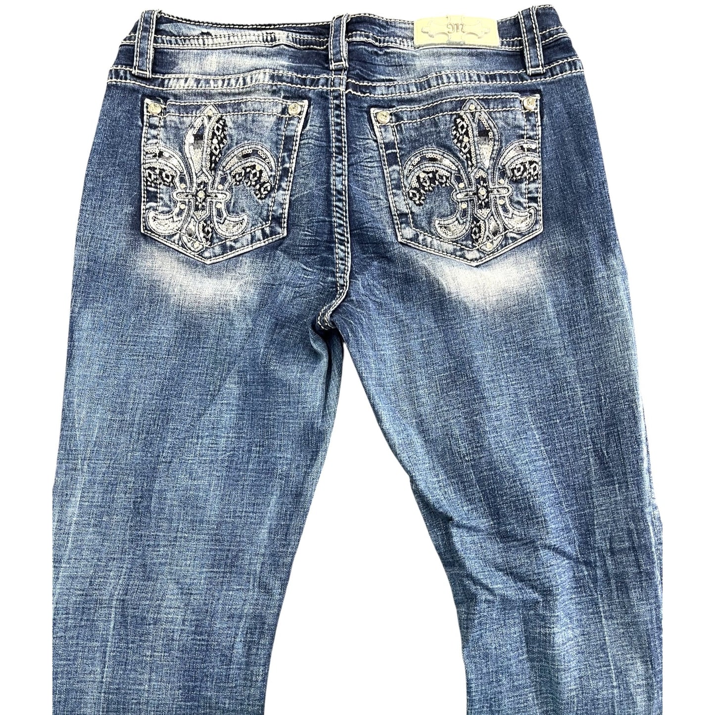 Miss Me Women's Mid-Rise Bootcut Jeans Size 32
