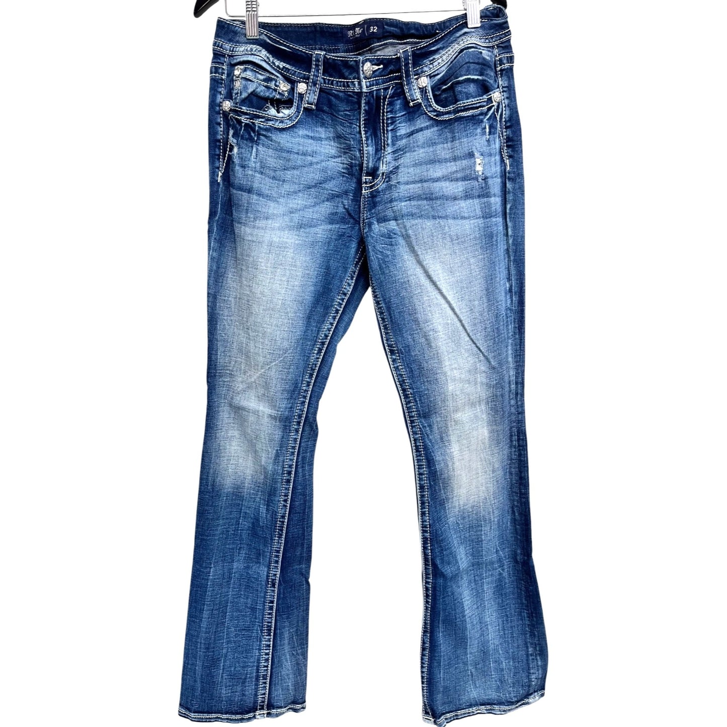 Miss Me Women's Mid-Rise Bootcut Jeans Size 32
