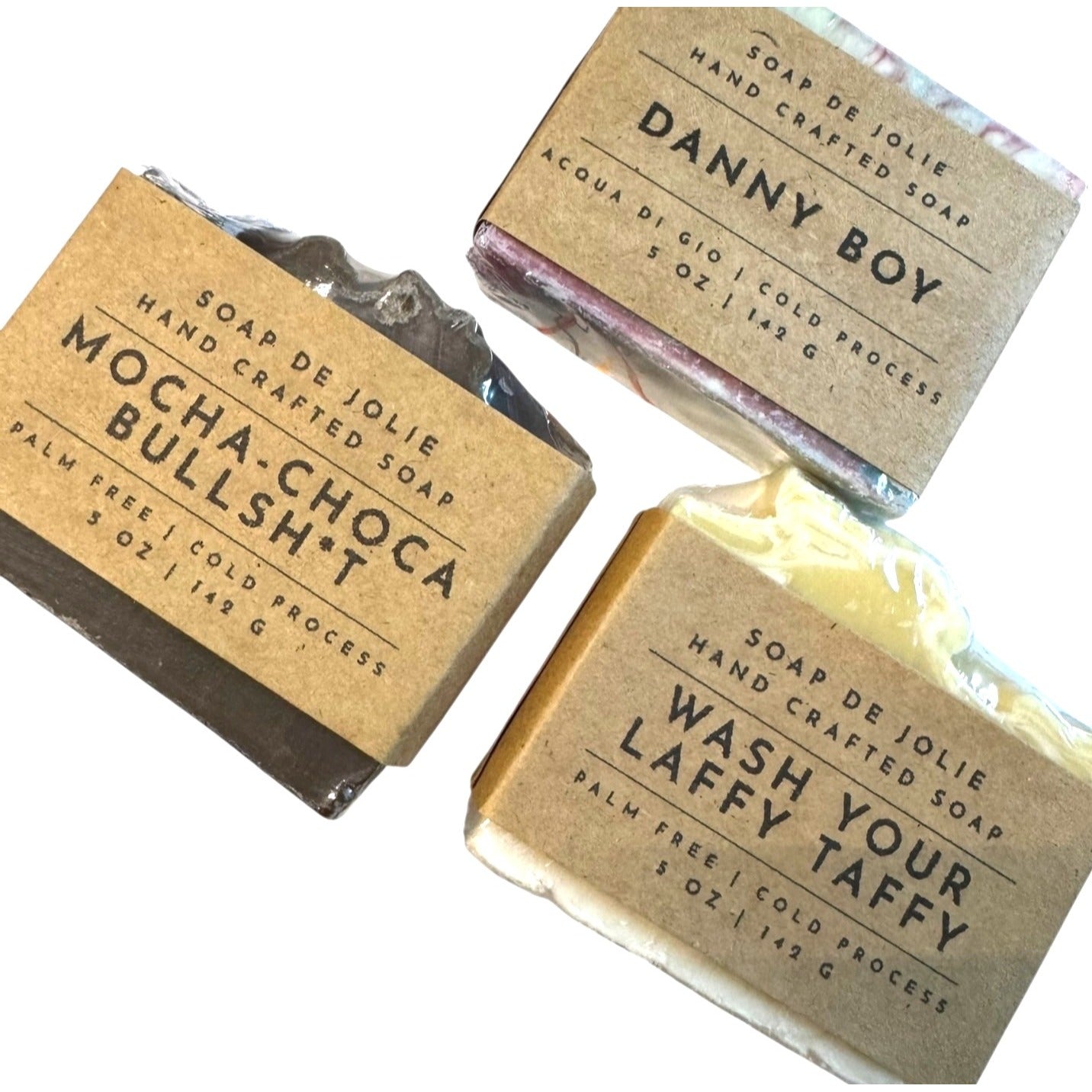 Handcrafted De Jolie Soap Set Of 3 NEW