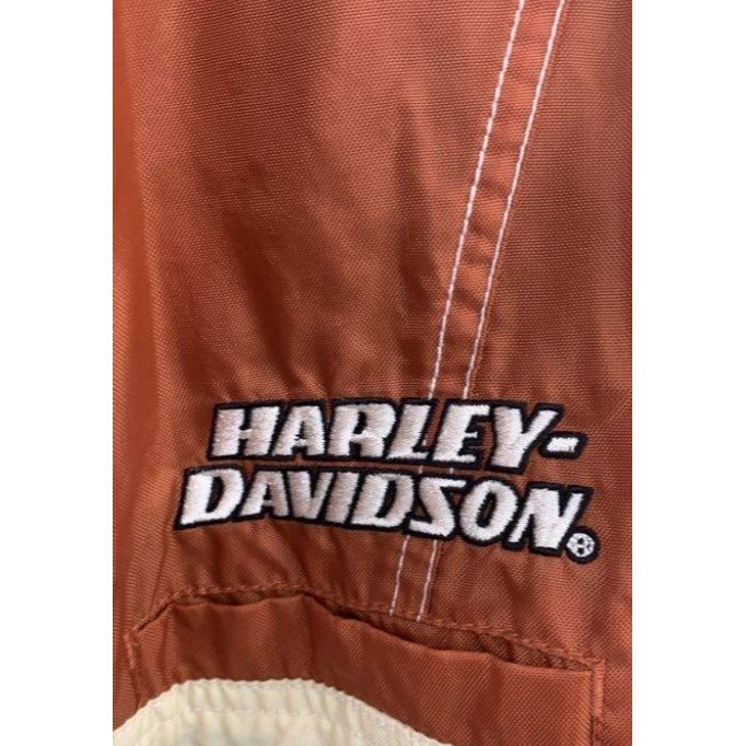 Harley-Davidson Women's Nylon Mesh Lined Jacket Orange/Black XS