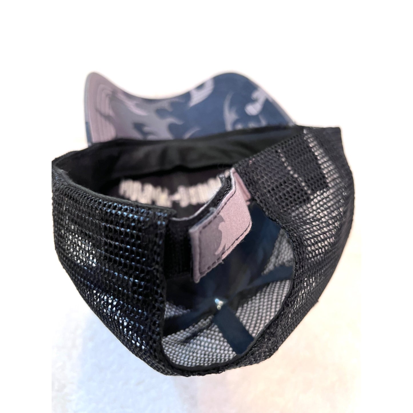 Harley-Davidson Camo Mesh Trucker Cap Adjustable Black & Gray