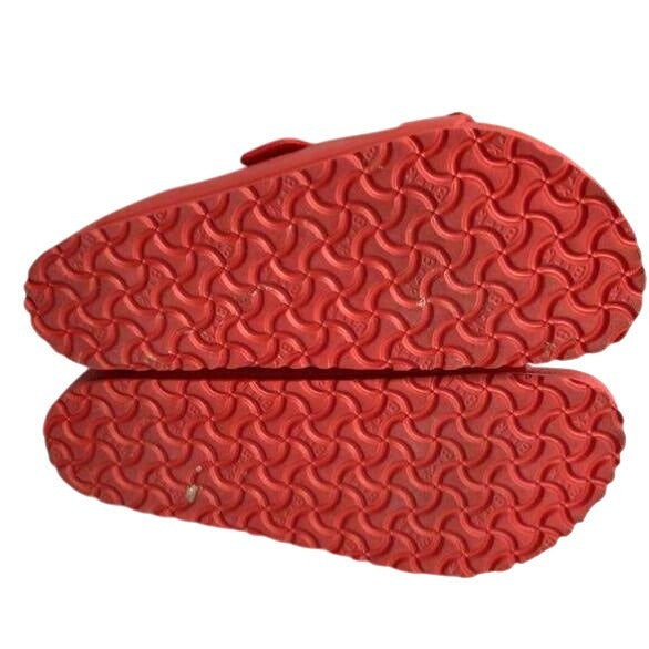 Birkenstock Mens Red Sandals Size 44 EU/ M11  Made In Germany