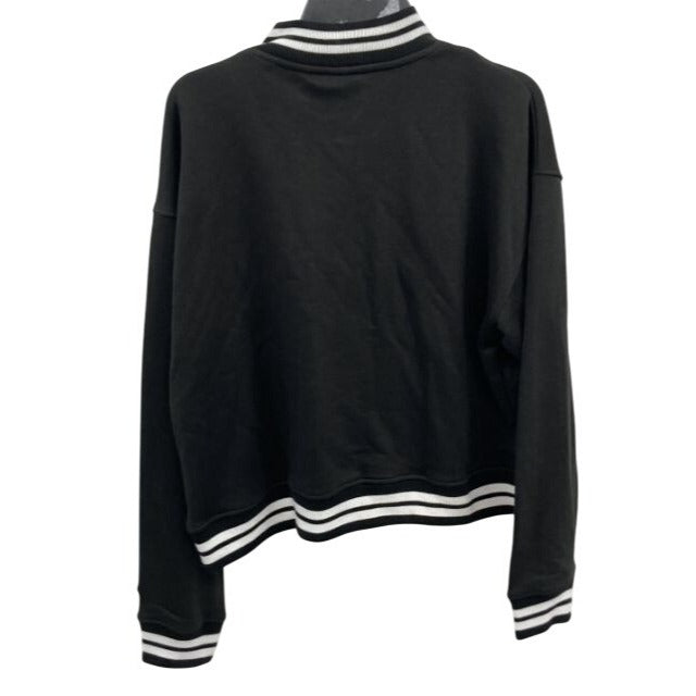 Women's New Era Black New Orleans Saints Throwback Fleece Jacket Size L