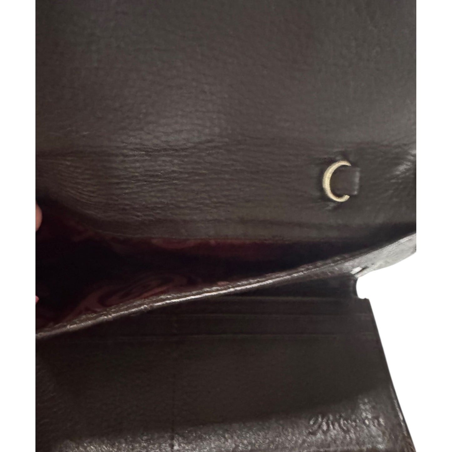 Brighton Women's Brown Leather Floral Embroidered Wallet