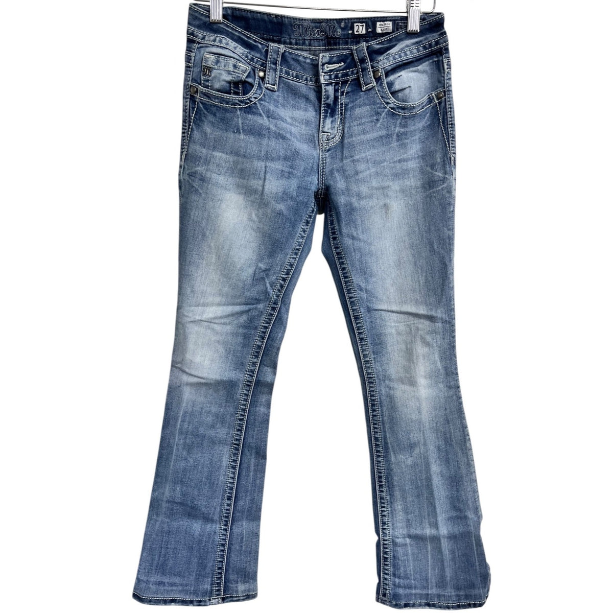 Miss Me Women's Mid-Rise Bootcut Jeans Size 27