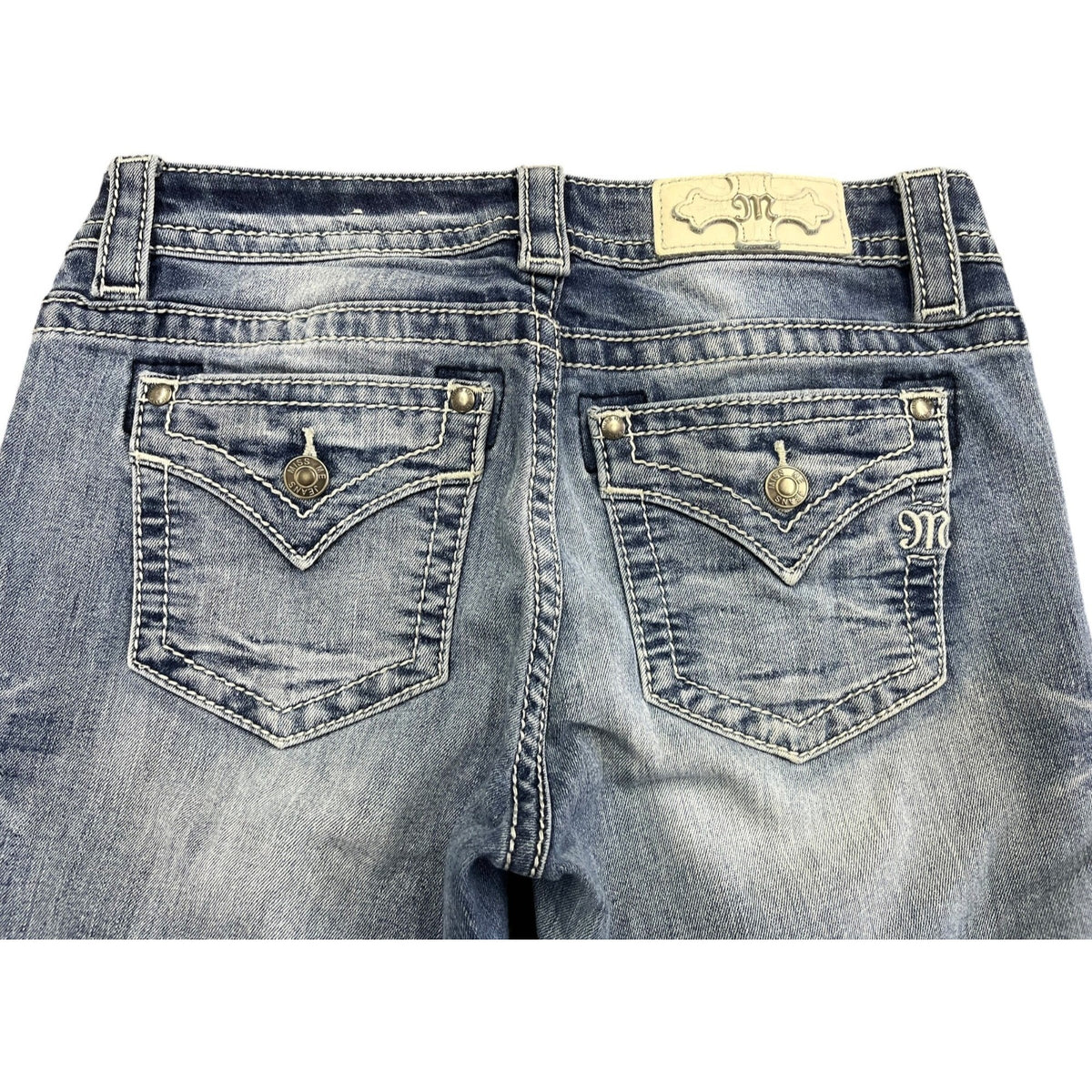 Miss Me Women's Mid-Rise Bootcut Jeans Size 27