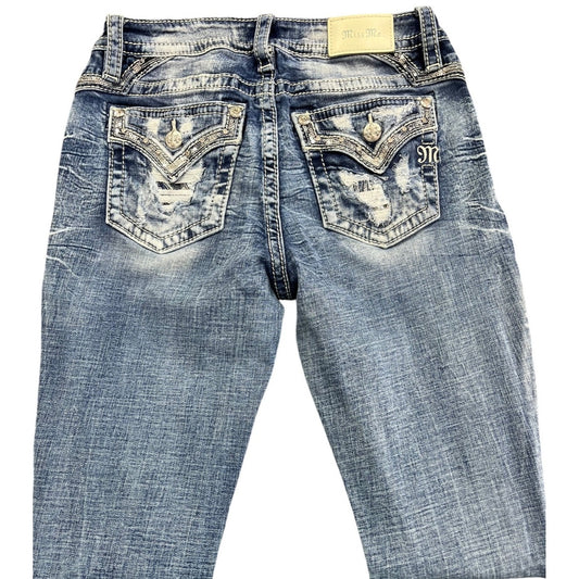 Miss Me Women's Curvy Ankle Skinny Jeans Size 28