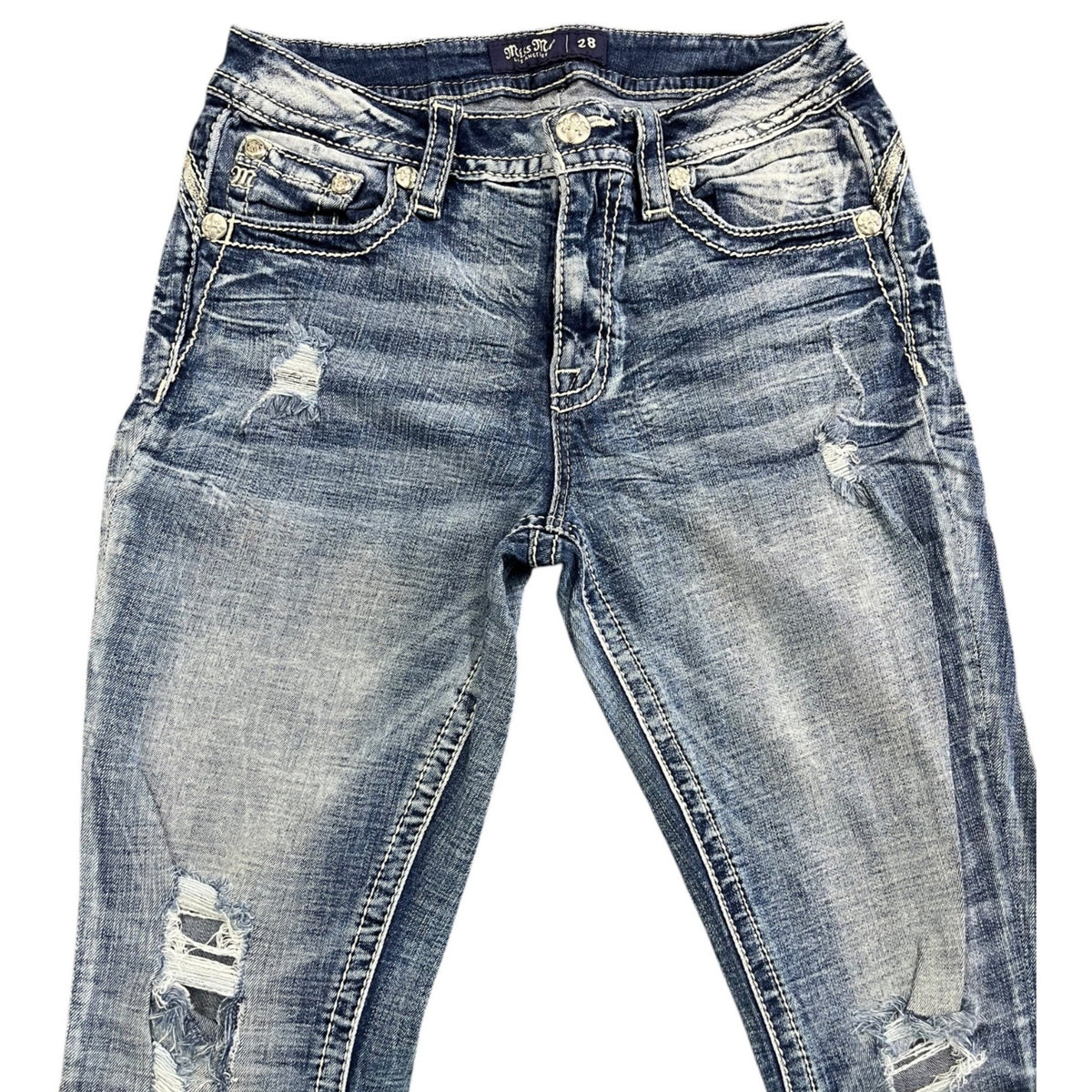 Miss Me Women's Curvy Ankle Skinny Jeans Size 28