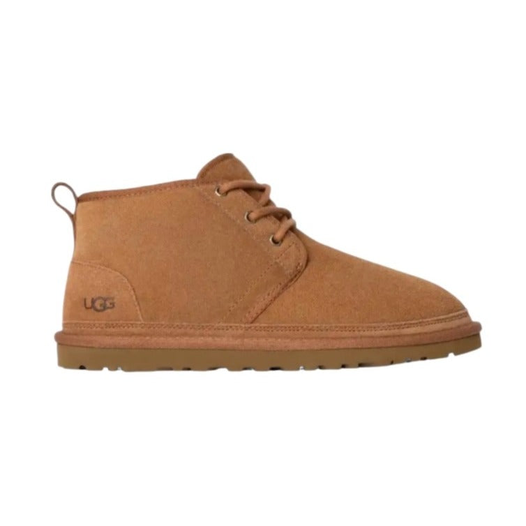UGG Neumel Chestnut unisex Grade School (Boys) Sz 6 Suede Lace-Up Chukka Boots