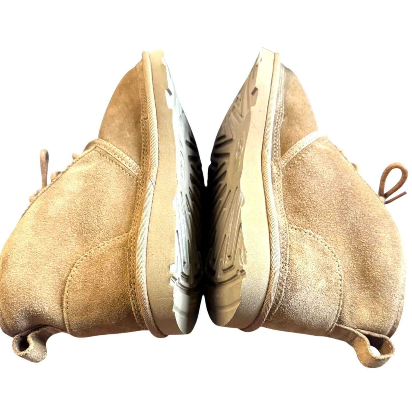 UGG Neumel Chestnut unisex Grade School (Boys) Sz 6 Suede Lace-Up Chukka Boots