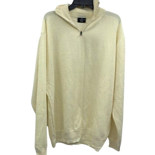 Real Essentials Yellow Men's 1/4 Zip Sweater NWT Size 3XL