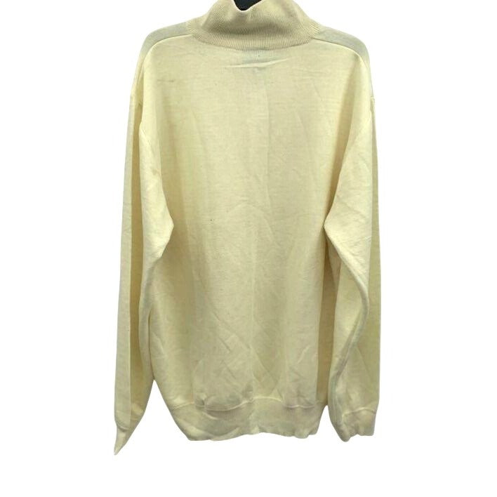 Real Essentials Yellow Men's 1/4 Zip Sweater NWT Size 3XL