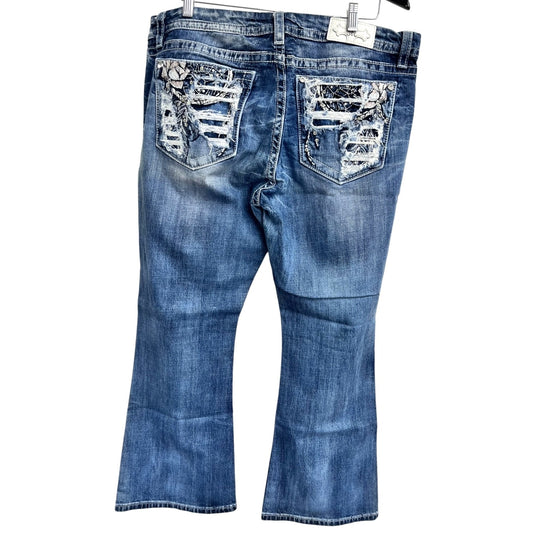 Miss Me Women's Mid-Rise Easy Bootcut Jeans Size 36