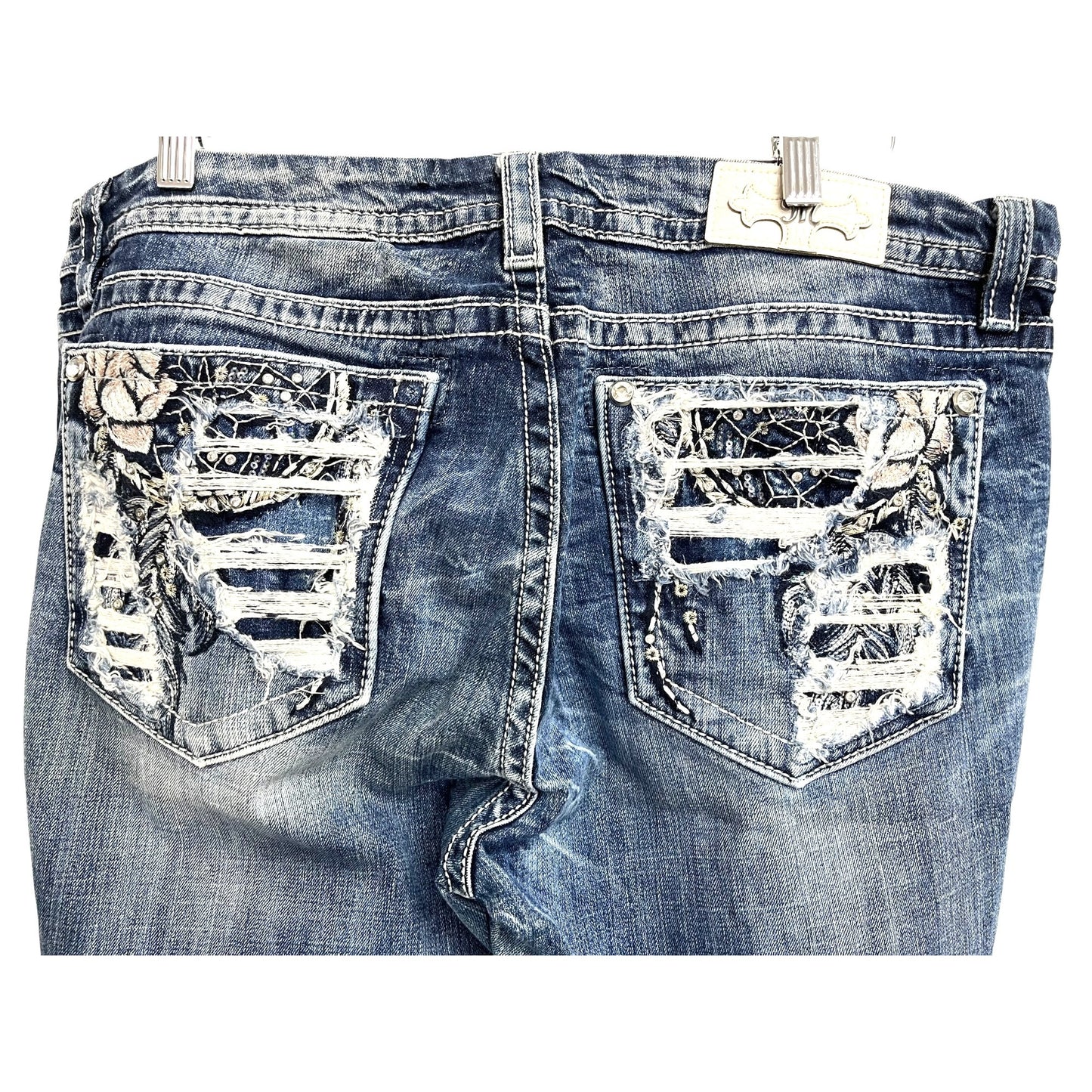 Miss Me Women's Mid-Rise Easy Bootcut Jeans Size 36