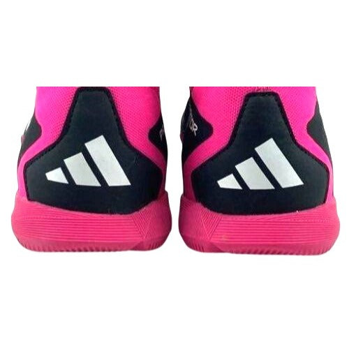 Adidas Predator Accuracy.3 Black/Pink Indoor Soccer Shoes- 3.5