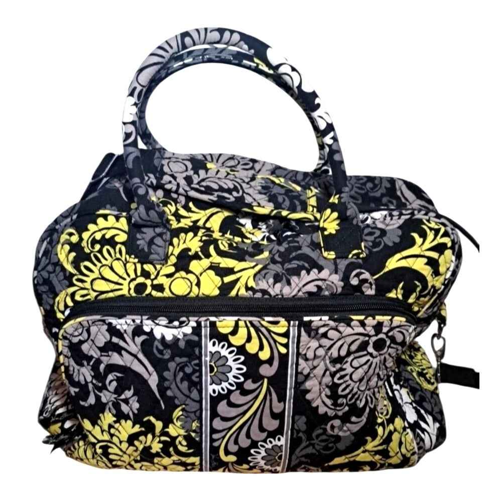 Vera Bradley Large Quilted Shoulder Tote Laptop Bag