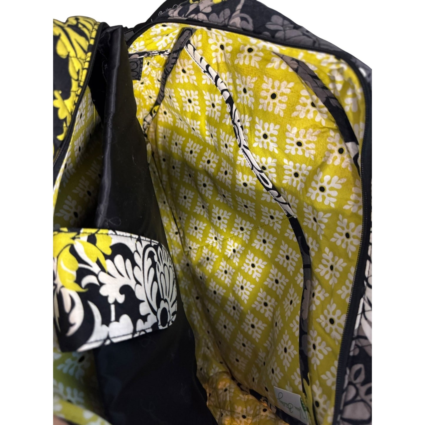 Vera Bradley Large Quilted Shoulder Tote Laptop Bag