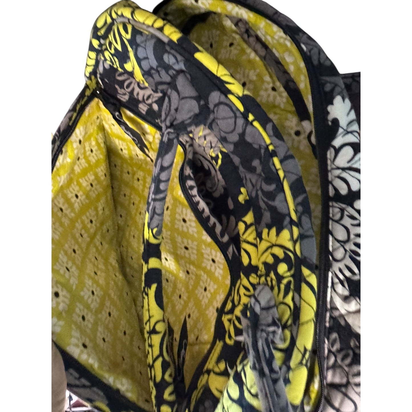 Vera Bradley Large Quilted Shoulder Tote Laptop Bag
