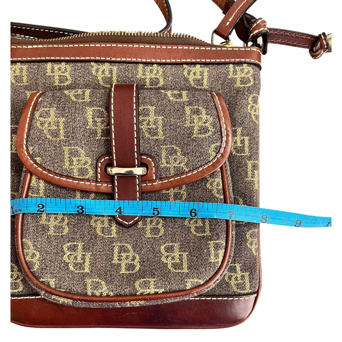 Dooney & Bourke Signature Letter Carrier Crossbody Bag