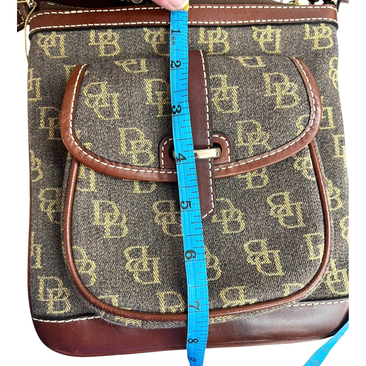 Dooney & Bourke Signature Letter Carrier Crossbody Bag