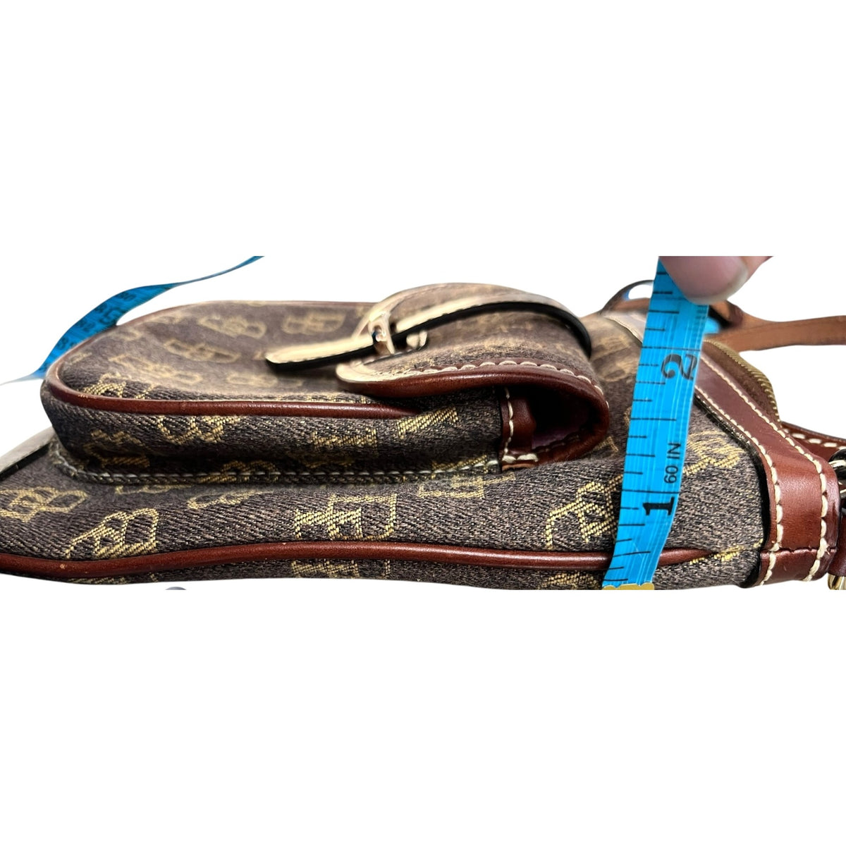 Dooney & Bourke Signature Letter Carrier Crossbody Bag