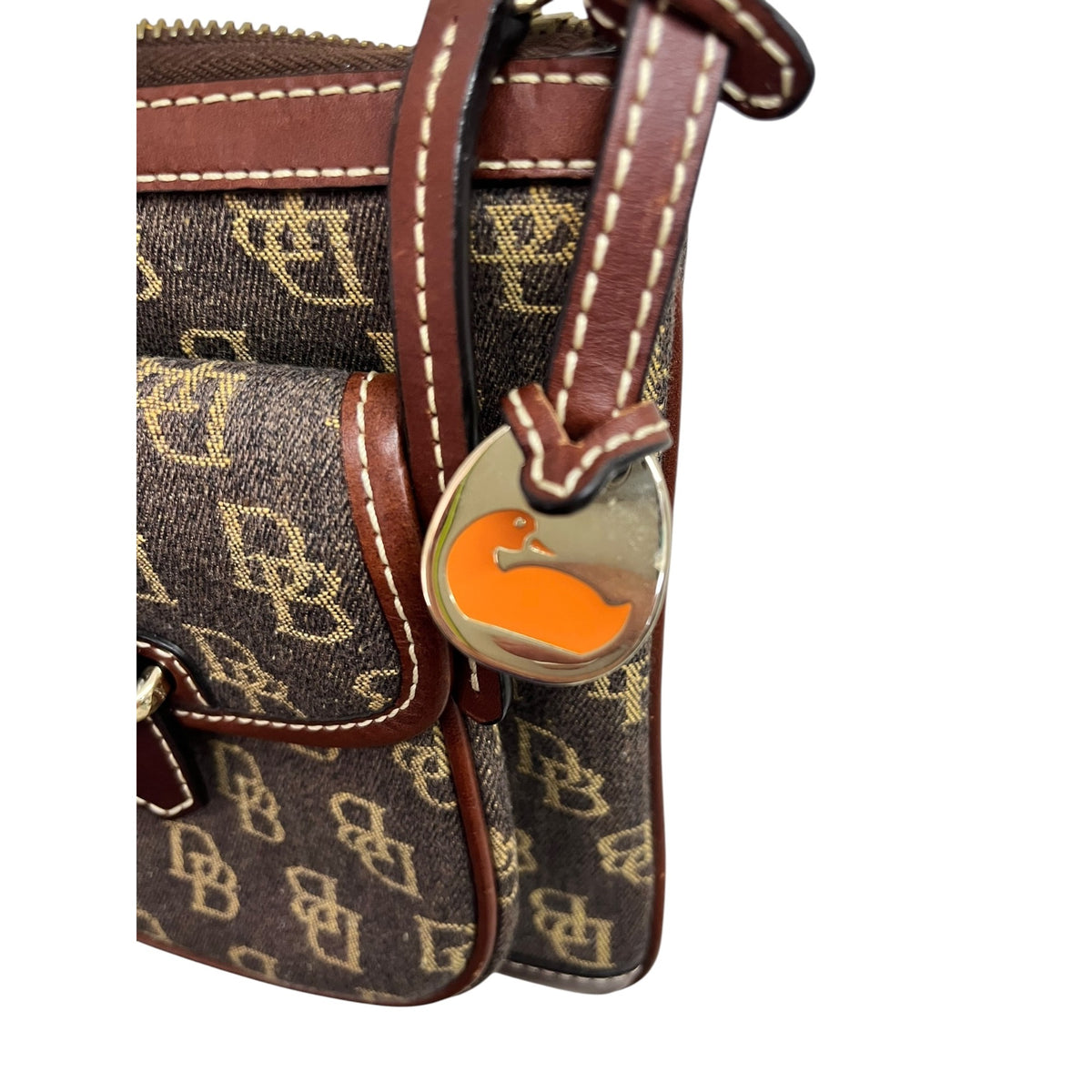 Dooney & Bourke Signature Letter Carrier Crossbody Bag