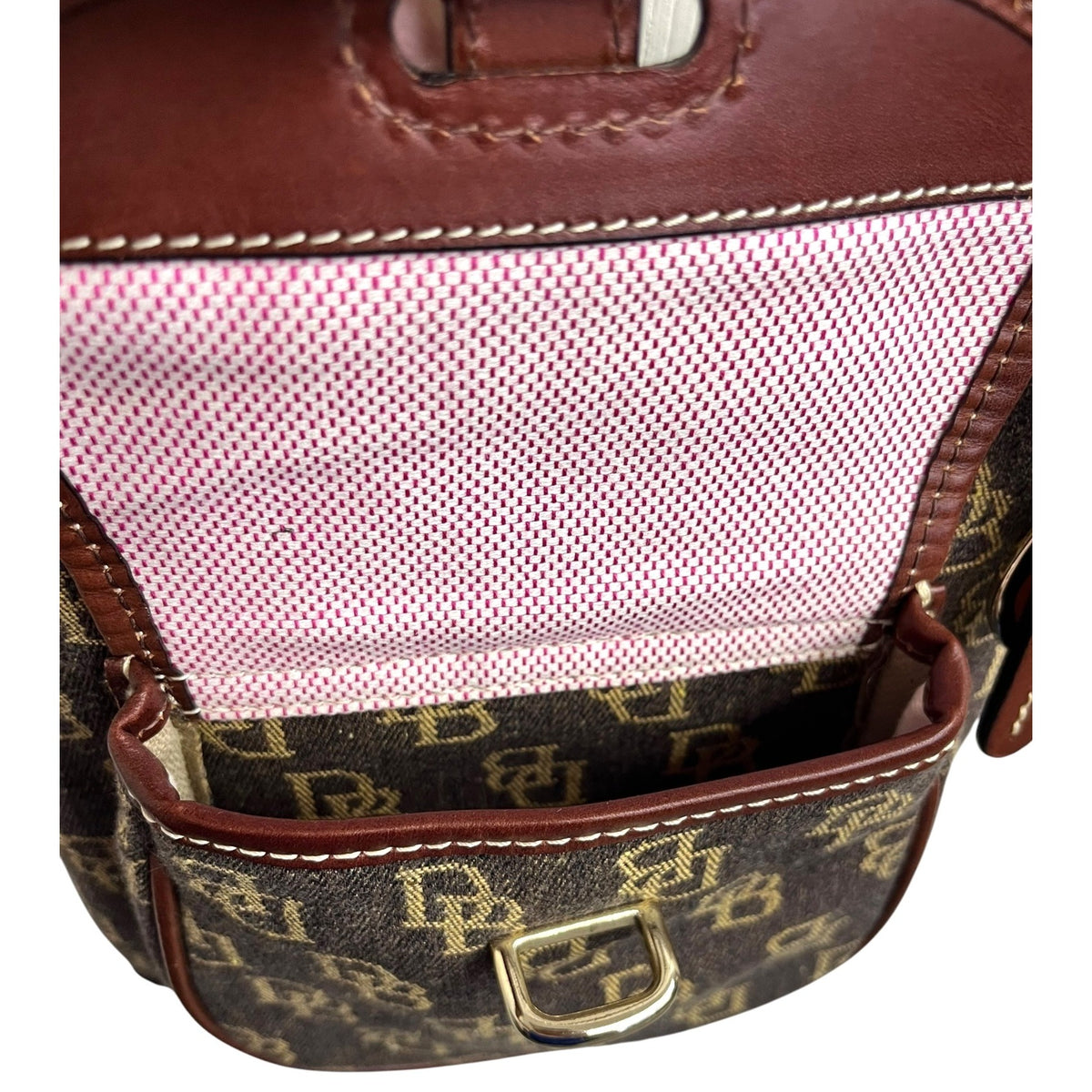 Dooney & Bourke Signature Letter Carrier Crossbody Bag
