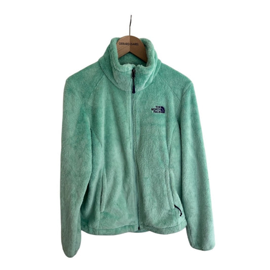 The North Face Mint Green Osito Full Zip Womens Soft Fleece Jacket Size XS