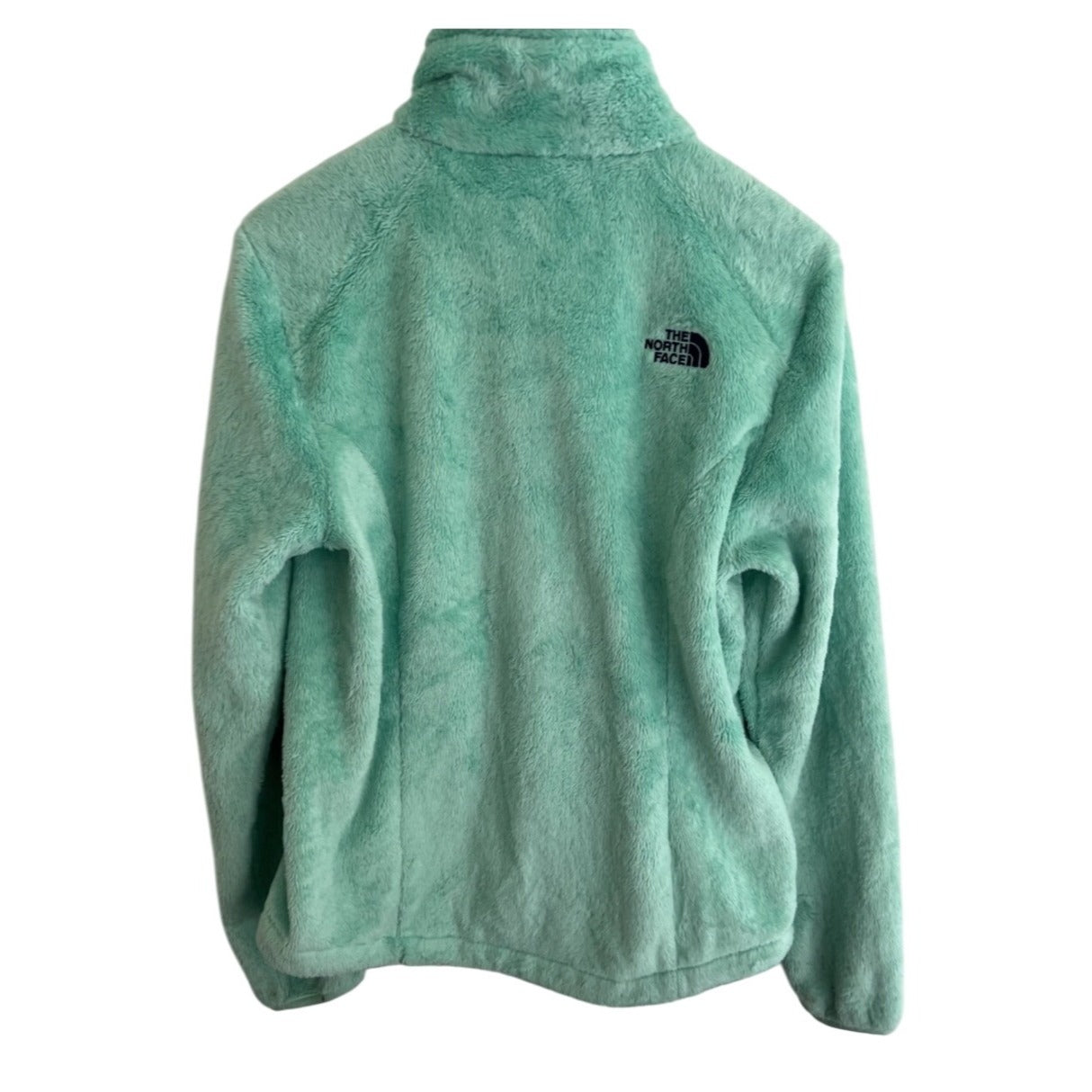 The North Face Mint Green Osito Full Zip Womens Soft Fleece Jacket Size XS