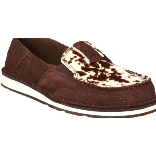 Ariat Woman's 6.5 Cruiser Slip-On Shoe Brown & Cowhide Print