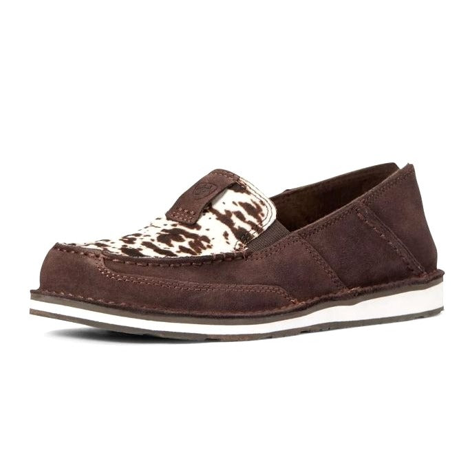 Ariat Woman's 6.5 Cruiser Slip-On Shoe Brown & Cowhide Print