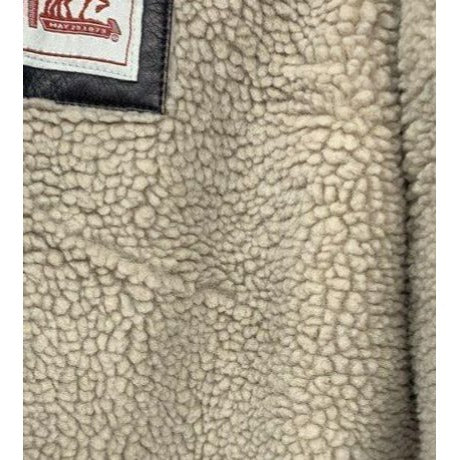 Levi's Men's Faux Leather Sherpa Lined Jacket With Zip Pockets Size S