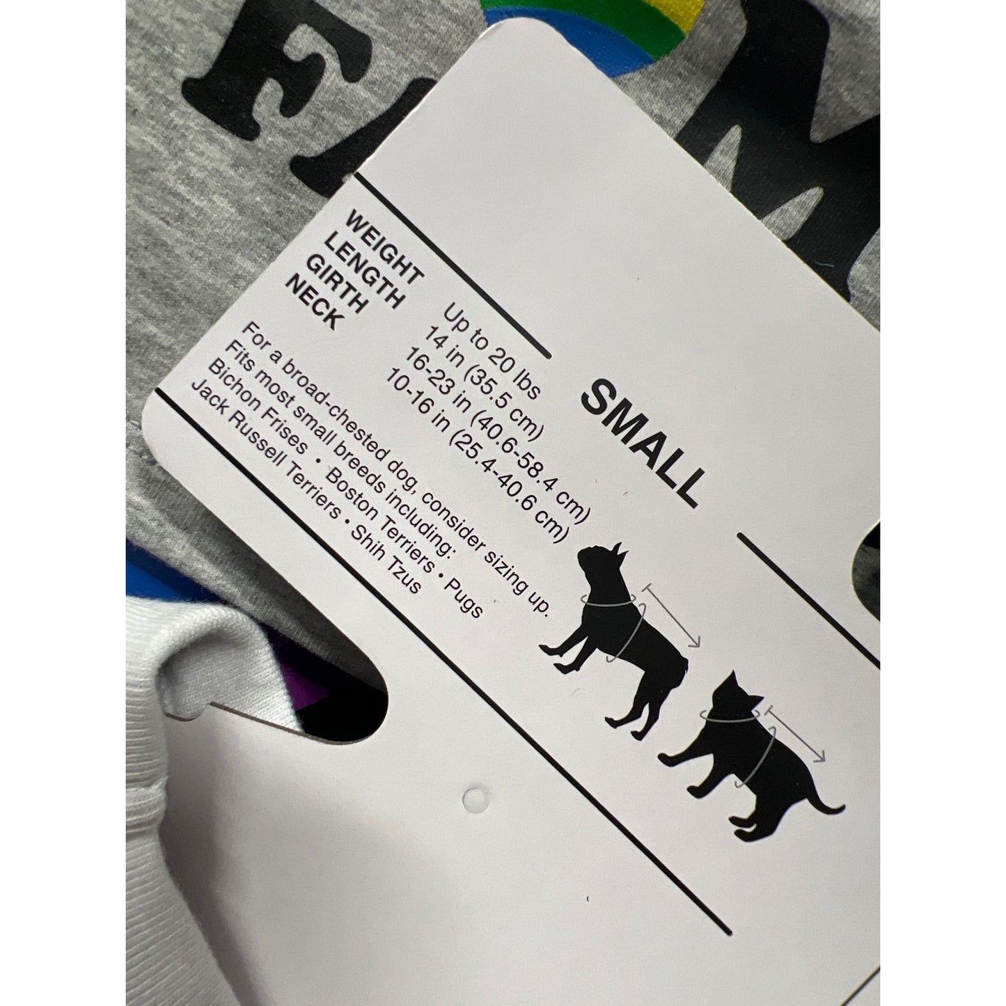 Pride Pet Costume-NWT-Multiple Sizes -Tee & Tutu Dogs/Cats-LGBTQ+