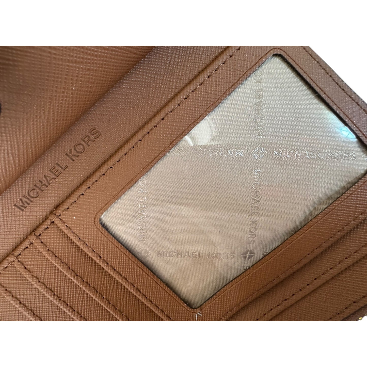 Michael Kors Jet Set Large Leather Smartphone Wristlet Wallet