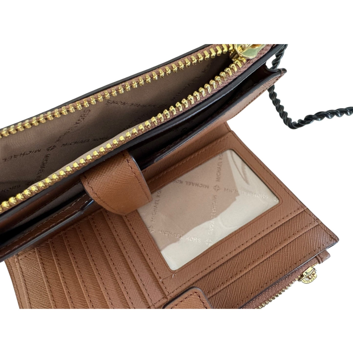 Michael Kors Jet Set Large Leather Smartphone Wristlet Wallet