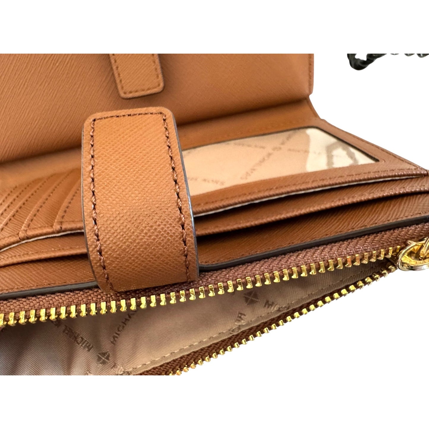 Michael Kors Jet Set Large Leather Smartphone Wristlet Wallet