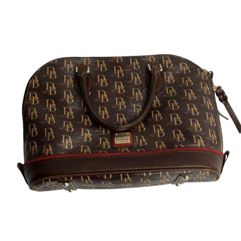 Dooney & Bourke 1975 Signature Brown Purse