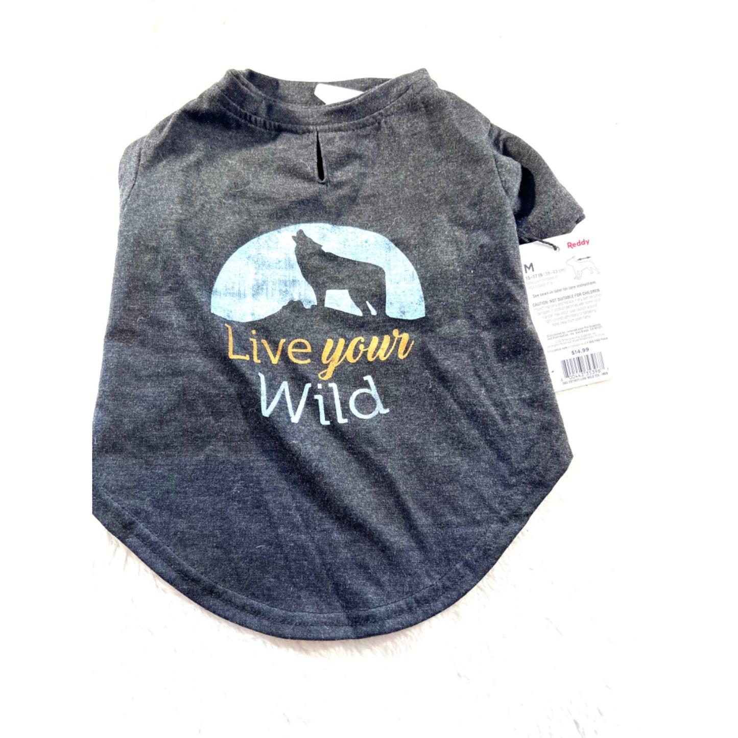 Live Your Wild Size Large Dog Shirt