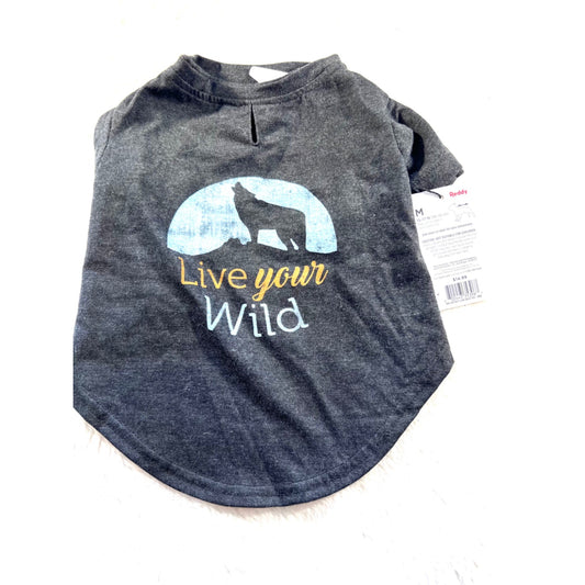 Live Your Wild Size Large Dog Shirt