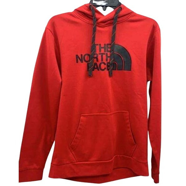 The North Face Red Hooded Pullover Sweatshirt Men's SZ S
