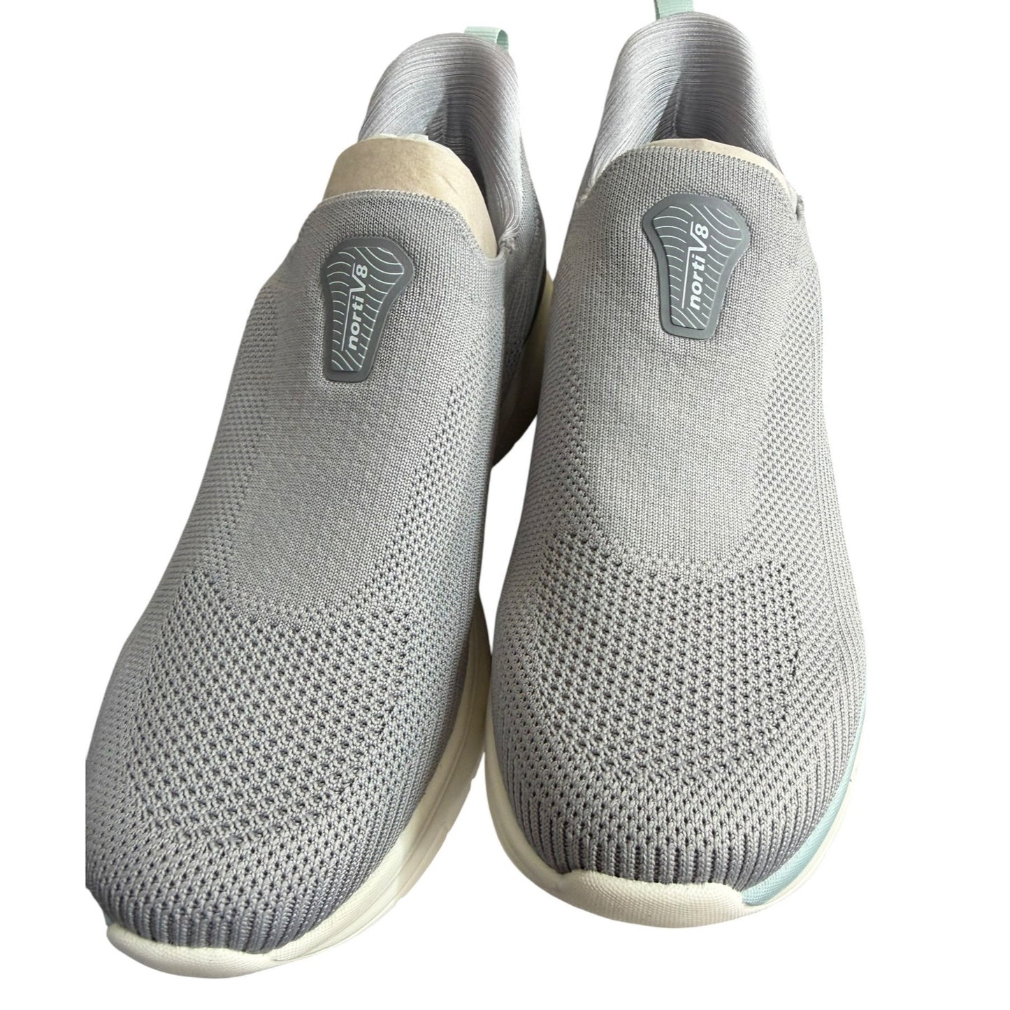 NortiV8 Womens Lightweight Slip-On Walking Shoes - Breathable Knit Upper & Cushioned Sole Comfortable Everyday Wear New With Box Size 8