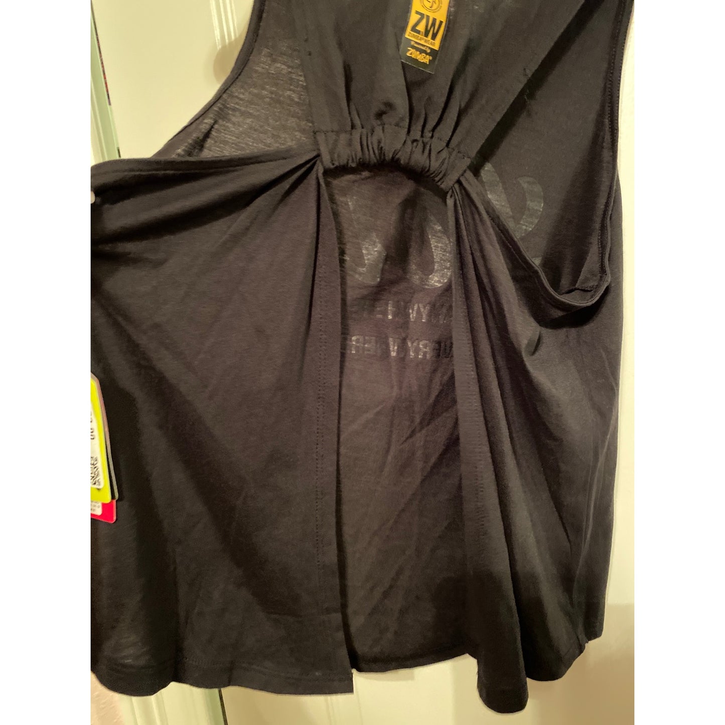 NWT Zumba XS Open Back Tank