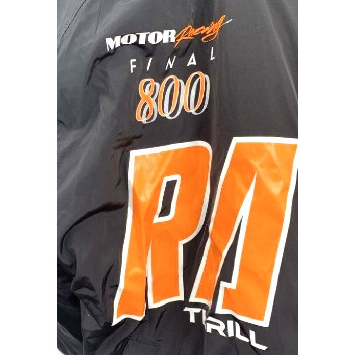 Divided Race Thrill Seeker Black Moto Racing Jacket Size M