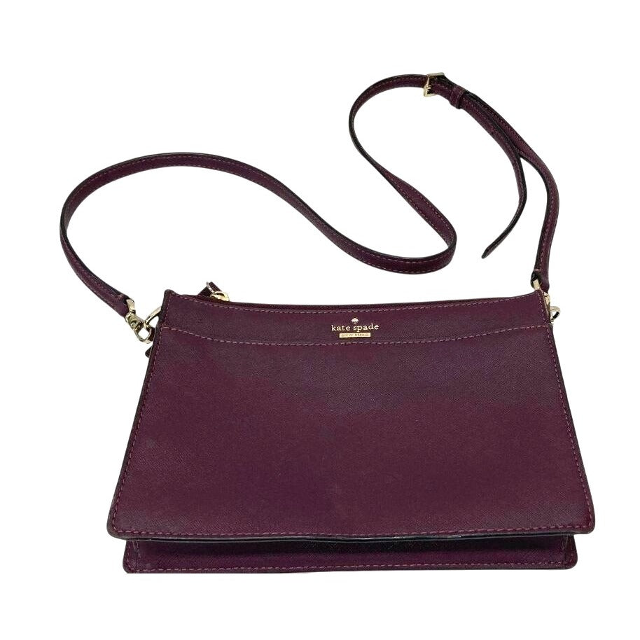 Kate Spade New York Saffiano Leather Crossbody Bag In Mulberry