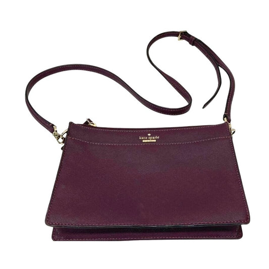 Kate Spade New York Saffiano Leather Crossbody Bag In Mulberry