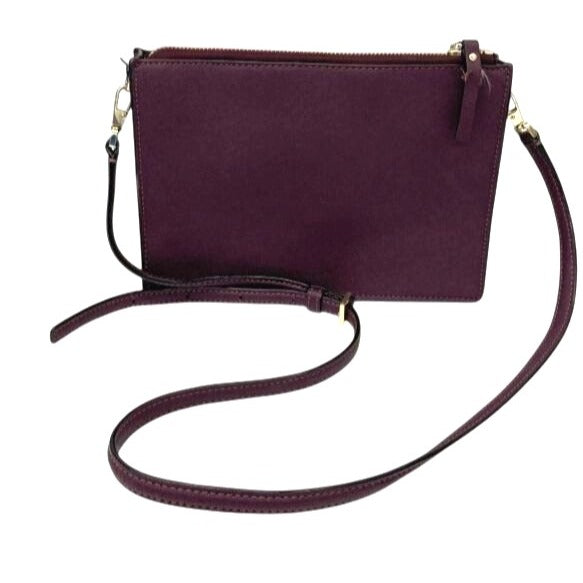 Kate Spade New York Saffiano Leather Crossbody Bag In Mulberry